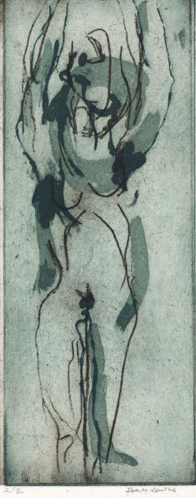 Joan Lewis - Contemporary Etching, Tree Woman
