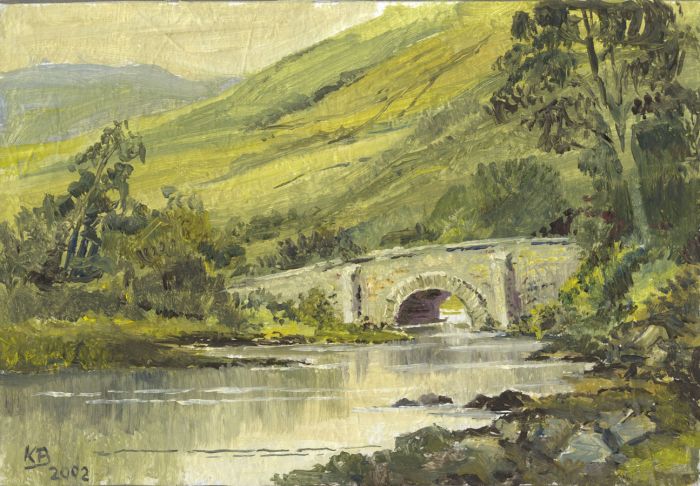 Keith Burtonshaw - 2002 Oil, River and Bridge