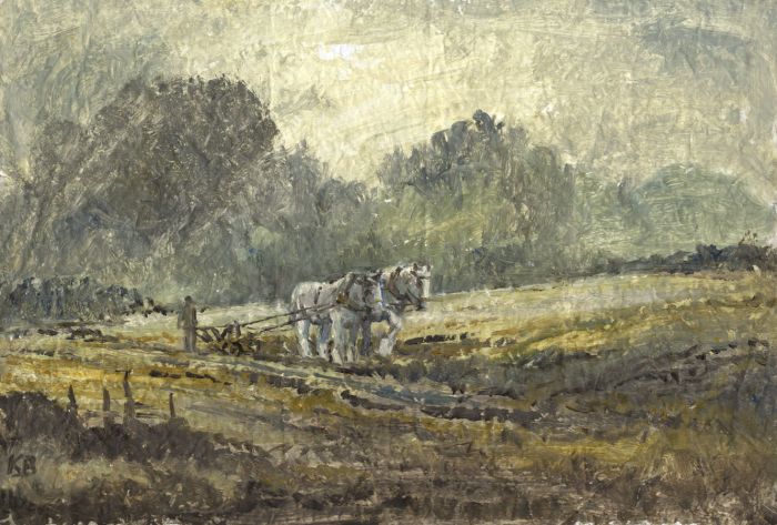 Keith Burtonshaw - Contemporary Oil, The Ploughman