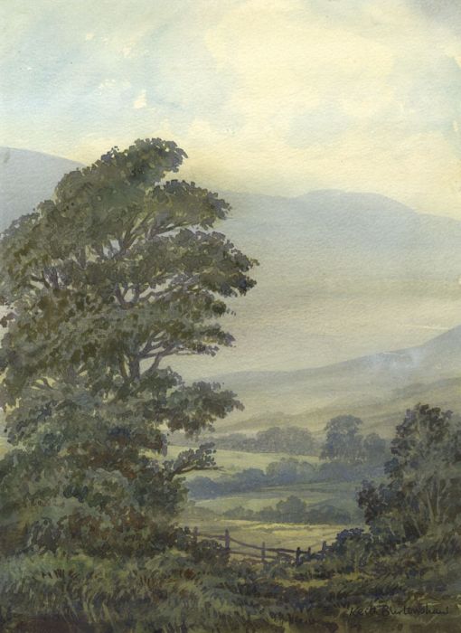 Keith Burtonshaw - Contemporary Watercolour, Wensleydale, Yorkshire