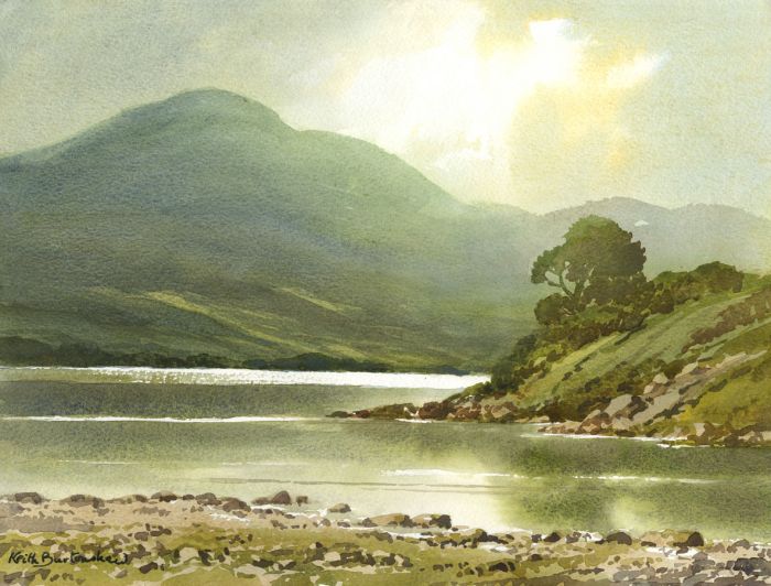 Keith Burtonshaw - 2006 Watercolour, Ullswater, Lake District