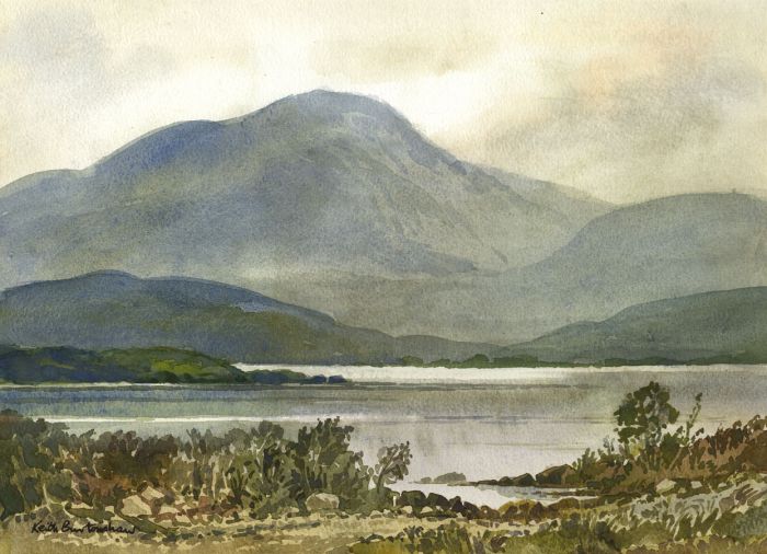 Keith Burtonshaw - 2006 Watercolour, Ullswater, Lake District