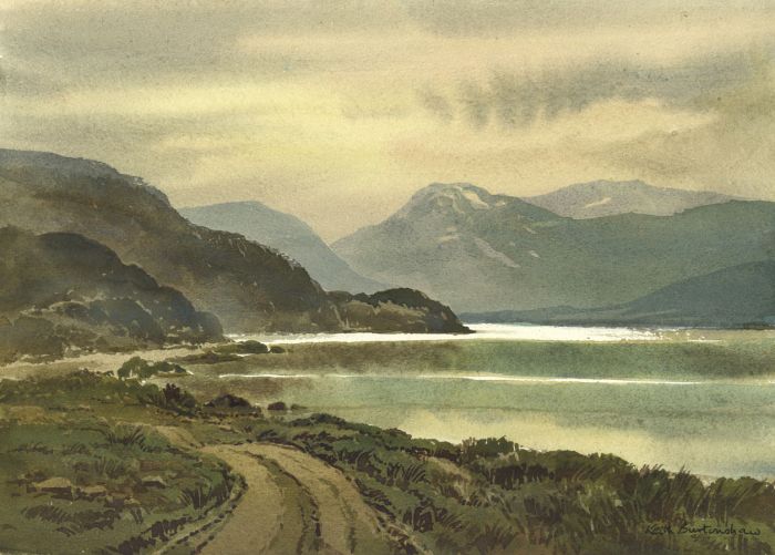 Keith Burtonshaw - 2006 Watercolour, Ennerdale Water, Lake District