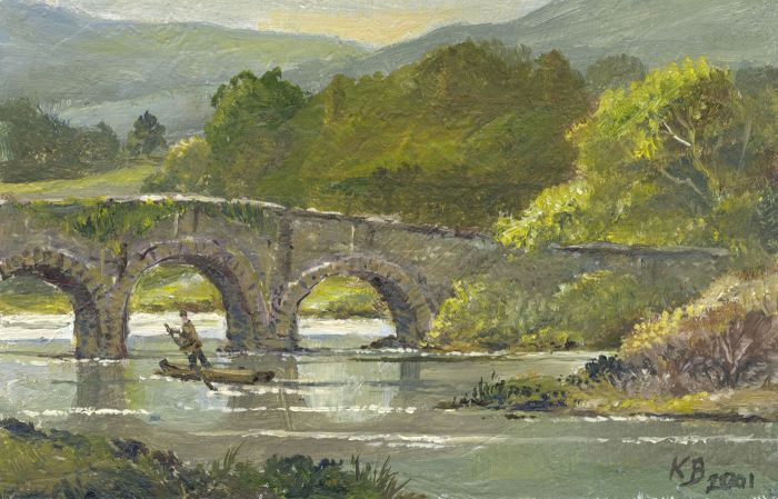 Keith Burtonshaw - 2001 Oil, River and Bridge