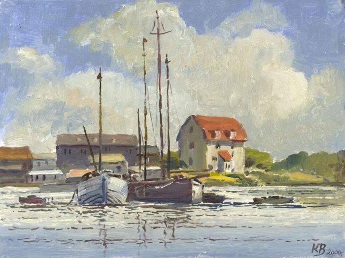 Keith Burtonshaw - 2004 Oil, Woodbridge, Suffolk