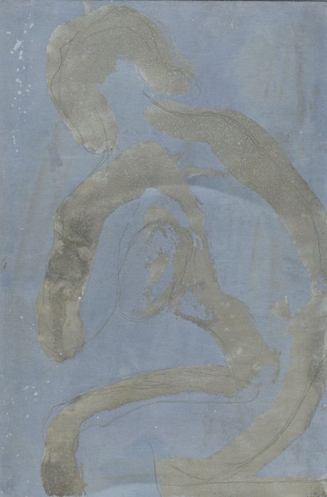 Joan Lewis - Original Etched Metal Plate Used for Etching 'Seated Nude'