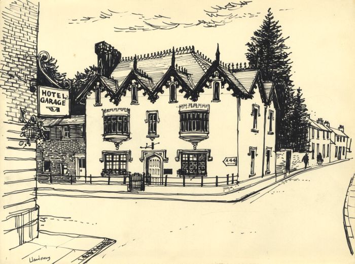 Paul Sharp - Mid 20th Century Pen and Ink Drawing, Llandovery