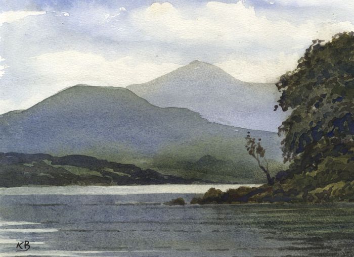 Keith Burtonshaw - Contemporary Watercolour, Loch Lomond