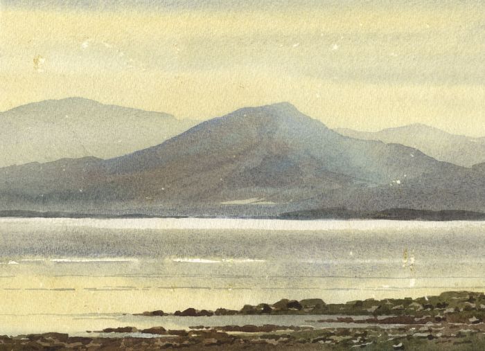 Keith Burtonshaw - Contemporary Watercolour, Loch Laggan