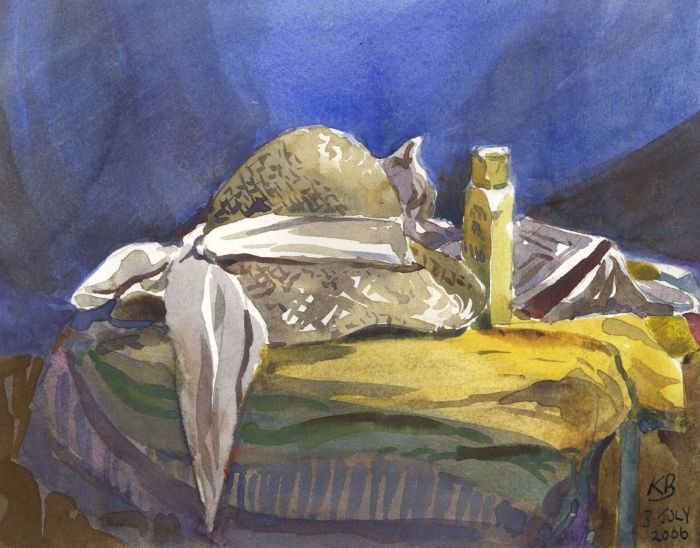 Keith Burtonshaw - 2006 Watercolour, Still Life