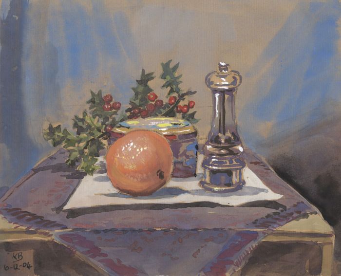 Keith Burtonshaw - 2004 Watercolour, Still Life