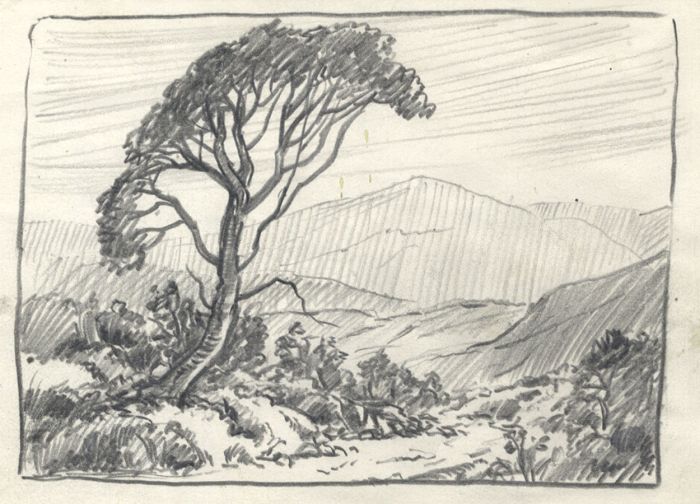 Keith Burtonshaw - Contemporary Graphite Drawing, Loch Lomond