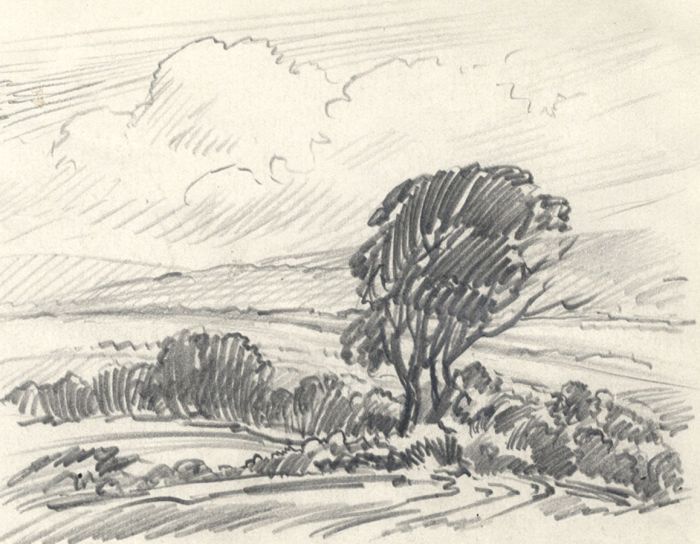 Keith Burtonshaw - Contemporary Graphite Drawing, Landscape