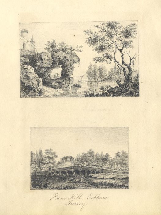 19th Century Graphite Drawing - Pains Hill, Cobham, Surrey