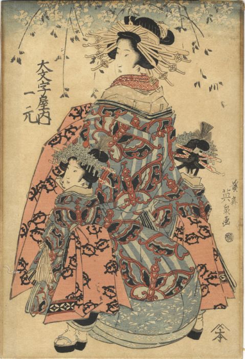 19th Century Oriental Woodblock - Japanese Print