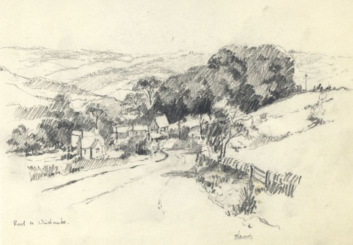 Peter H. Brown - Contemporary Graphite Drawing, Winchcombe, Gloucestershire