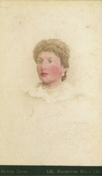 Early 20th Century - Hand Coloured Early Photograph of a Lady