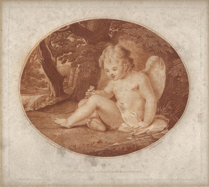 Robert Pollard - 1791 Engraving, Love - after R Cosway