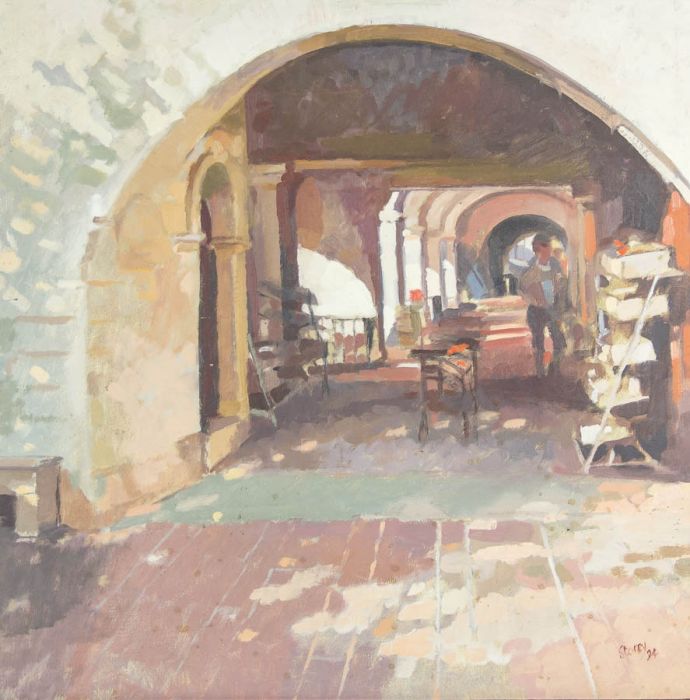 Warren Storey Warren Storey - 1994 Oil, Arches at Ares