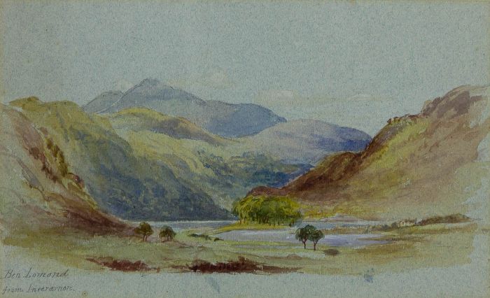 Elizabeth Westlake - Late 19th Century Watercolour, Ben Lomond from Inverarnan