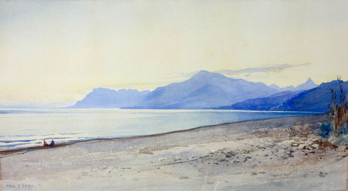 Ainslie Bean - 19th Century Watercolour, Tranquil Bay View