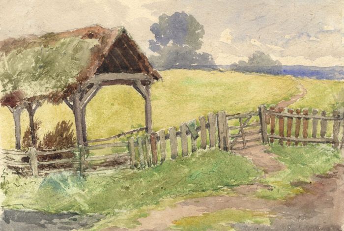 1881 Watercolour - Shielding Day
