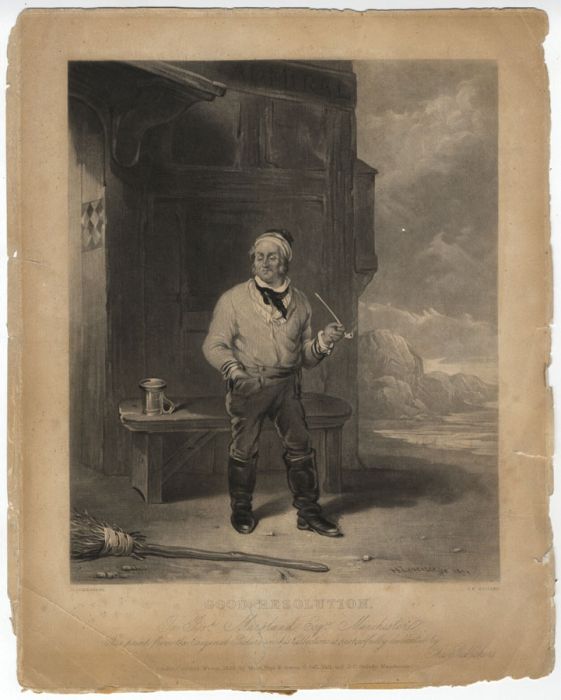 J.P. Quilley after H. Liverseege - 1833 Mezzotint, Good Resolution