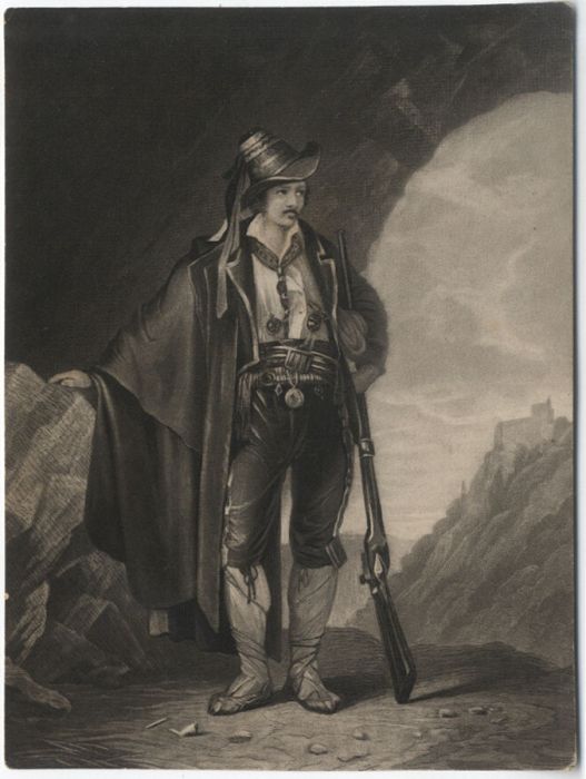 19th Century Mezzotint - Rifleman