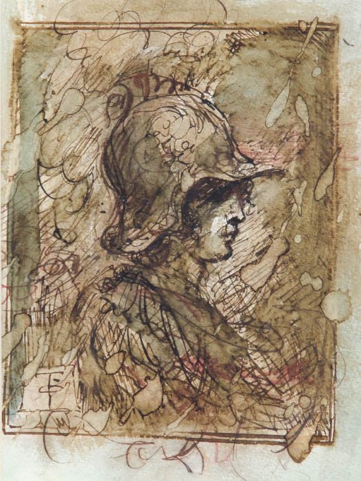 Thomas O'Donnell - Contemporary Pen and Ink Drawing, The Centurian