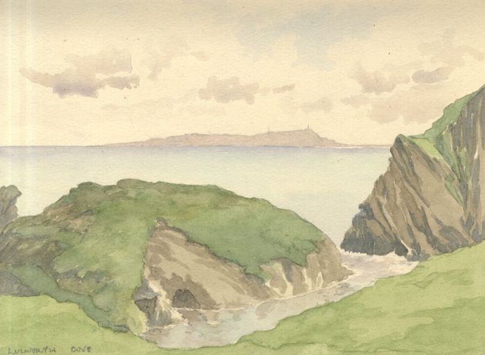 W.G. Lewis - Mid 20th Century Watercolour, Lulworth Cove, Dorset