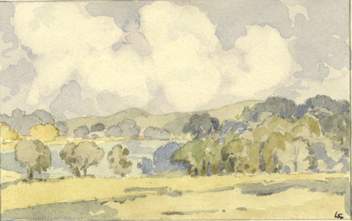 W.G. Lewis - Mid 20th Century Watercolour, Near Lewes