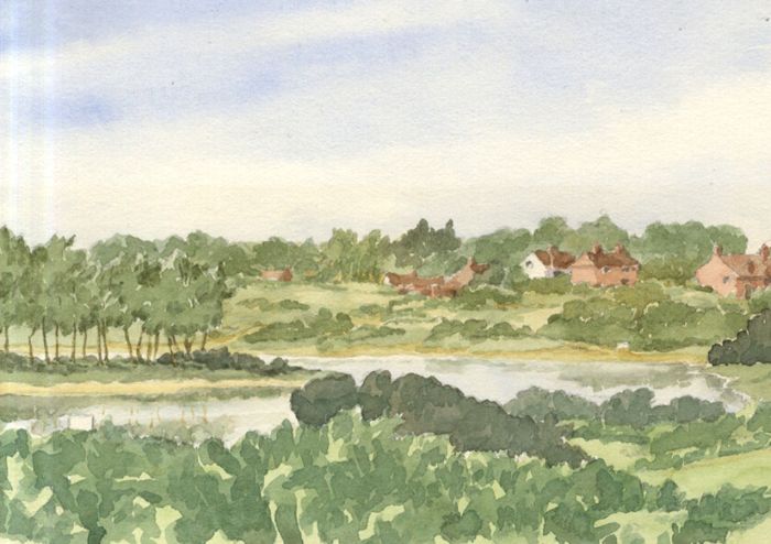 W.G. Lewis - Mid 20th Century Watercolour, Near Beaulieu