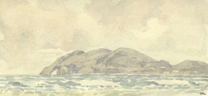 W.G. Lewis - Mid 20th Century Watercolour, Little Orme, Llandudno