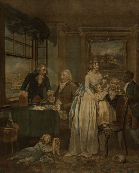 W. Ward - 1794 Mezzotint, The Fruits of early Industry and Economy