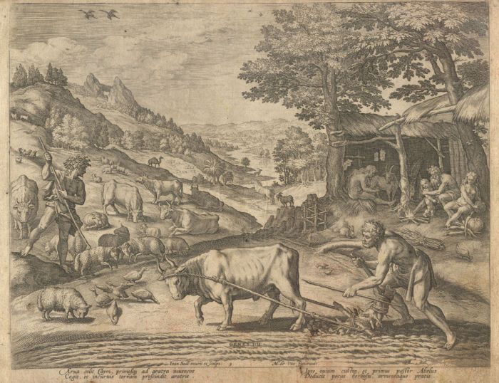 Jan Sadeler (1550-1600) - 16th Century Engraving, Genes IIII