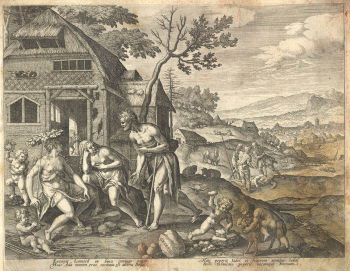 Jan Sadeler (1550-1600) - 16th Century Engraving, Genes IIII