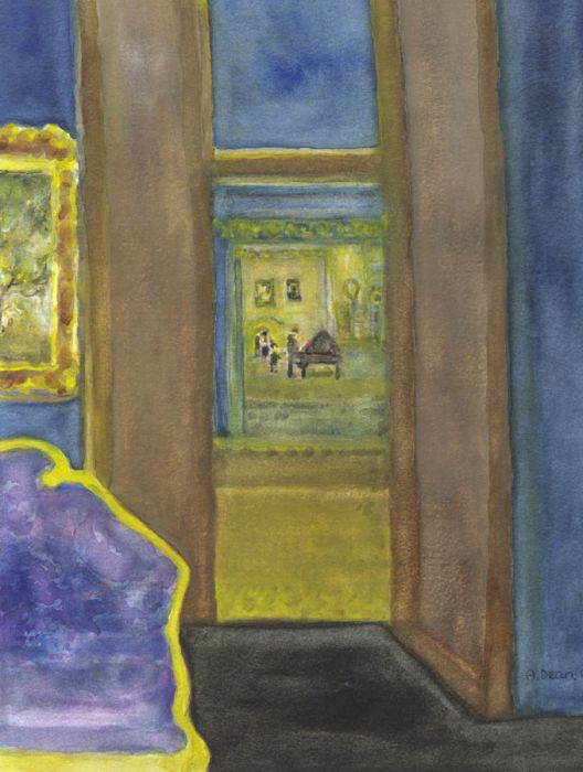 A. Dean - 2004 Watercolour, Art Gallery
