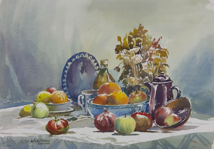 Keith Burtonshaw - 2005 Watercolour, Still Life