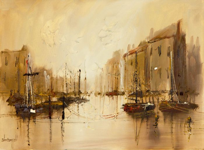 John Bampfield - Contemporary Oil, Boats