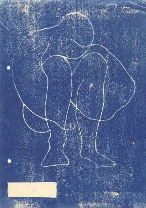 Kenneth G. Meehan - Mid 20th Century Linoprint, Nude Study
