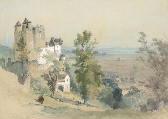 Thomas Miles Richardson Jr. - 1841 Watercolour, Tour of Tuscany