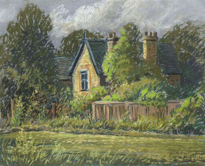 Keith Burtonshaw - 1994 Pastel, Country House