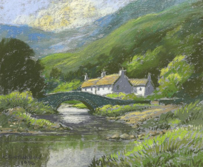 Keith Burtonshaw - 1996 Pastel, By The River
