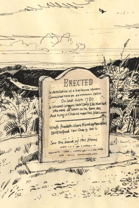 Paul Sharp - 1963 Pen and Ink Drawing, Hindhead: The Murder Stone