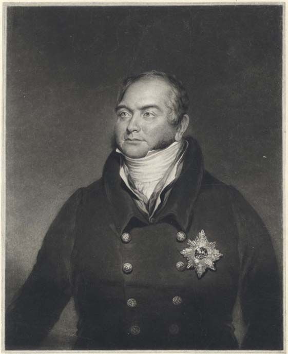 Charles Turner after Chester Harding - 1825 Mezzotint, Duke of Sussex