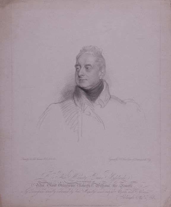 F.C. Lewis - 1831 Lithograph, After Thomas Lawrence, William IV