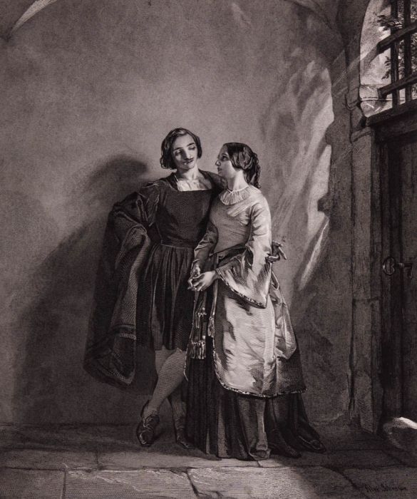 Alex Johnston - 19th Century Engraving, Secret Communication