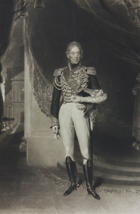 Charles Turner - 1828 Mezzotint, After Sir Thomas Lawrence, Charles X of France