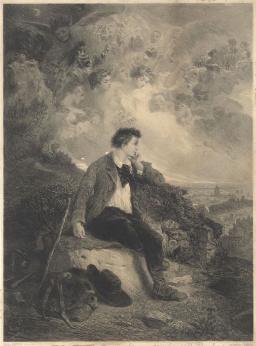 Pair of Lithographs by Celestin Nanteuil