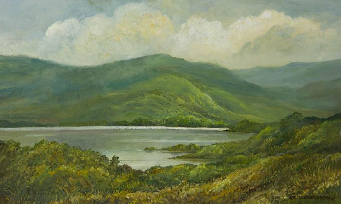 Keith Burtonshaw - Contemporary Oil, Loch Tay